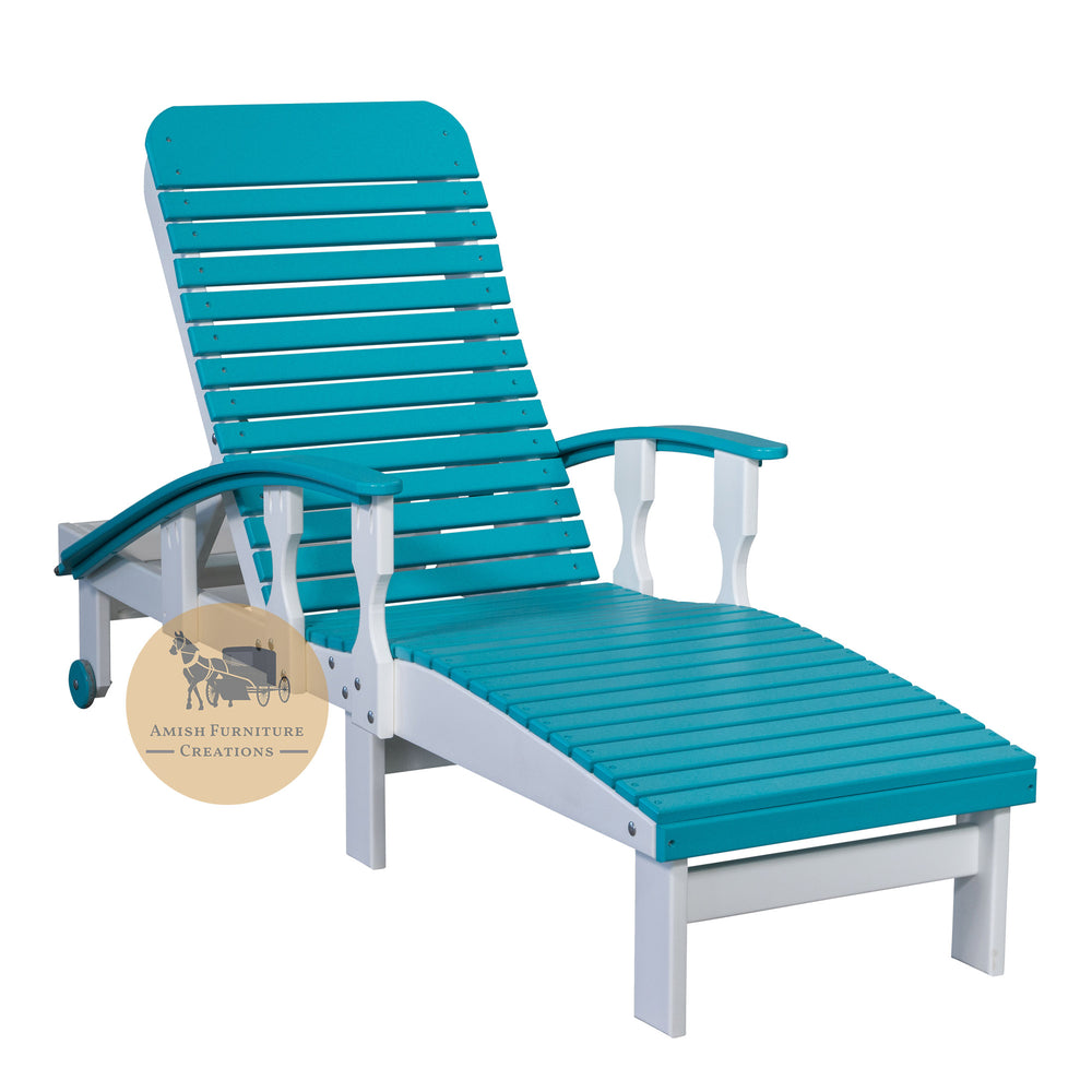 Outdoor Poly Lounge - slightly reclined - Amish Furniture Creations™