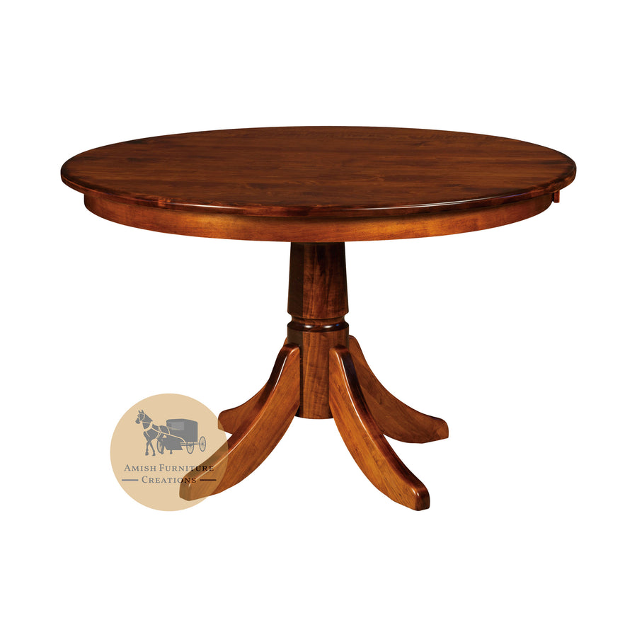 Amish made Baytown Single Pedestal Table | Amish Furniture Creations ™