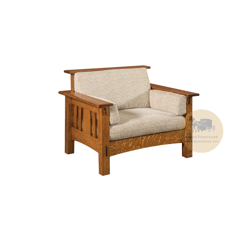 McCoy Mission Chair - Quarter Sawn White Oak | Amish Furniture Creations ™