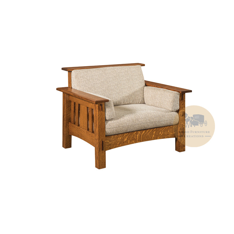 Amish made McCoy Mission Chair - Quarter Sawn White Oak - Amish Furniture Creations ™