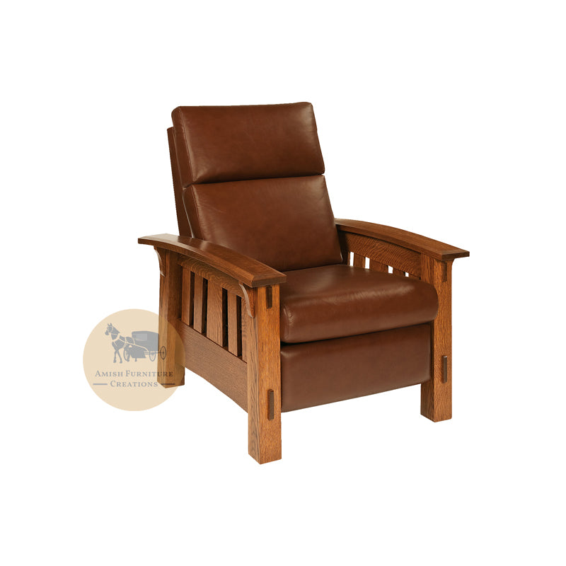 Amish made McCoy Mission Recliner - Quarter Sawn White Oak - Amish Furniture Creations ™