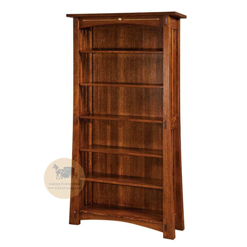 Mission Mesa Bookcase 72 inches high | Amish Furniture Creations ™