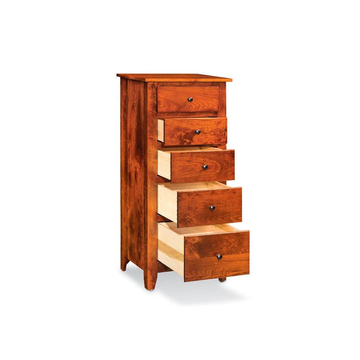 Shenandoah 5 Drawer Lingerie Chest with drawers open - Amish Furniture Creations™