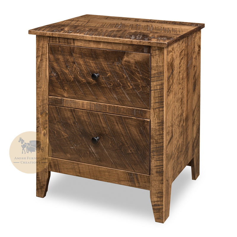 Logan 2 Drawer Nightstand | Amish Furniture Creations ™