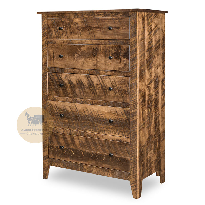 Logan 5 Drawer Tall Chest | Amish Furniture Creations ™