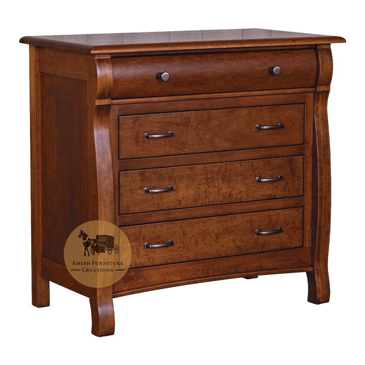 Wooden Casablanca 4 Drawer Dresser | Amish Furniture Creations ™
