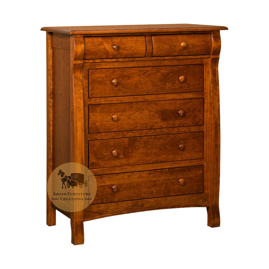Wooden Casablanca 6 Drawer Chest | Amish Furniture Creations ™