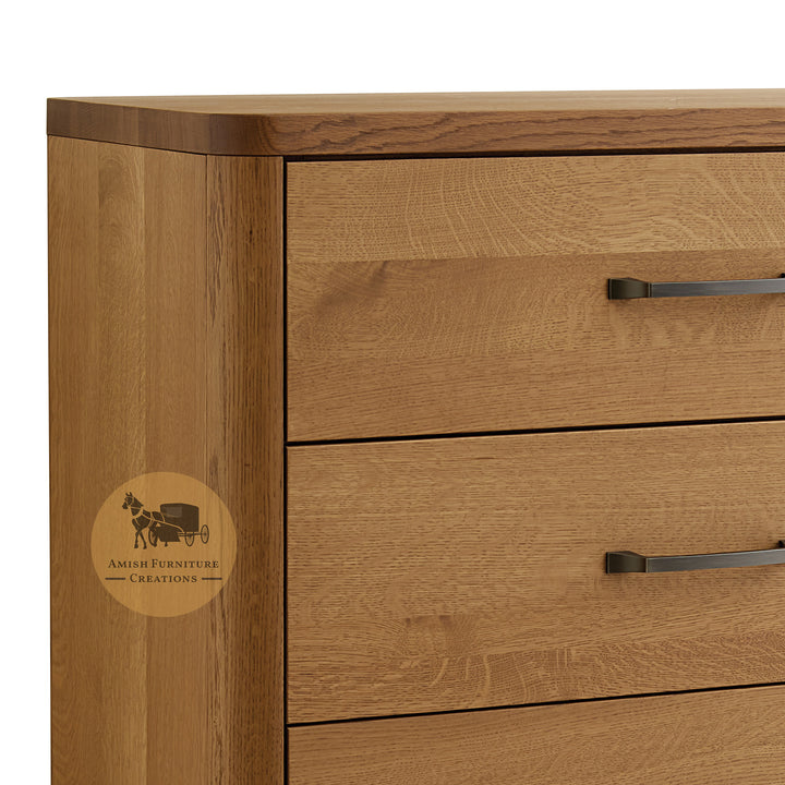 Woodmont 5 Drawer Chest detail | Amish Furniture Creations ™