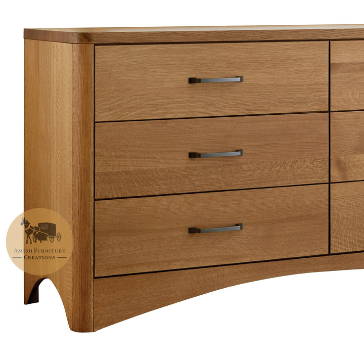 Woodmont 6 Drawer Dresser detail | Amish Furniture Creations ™