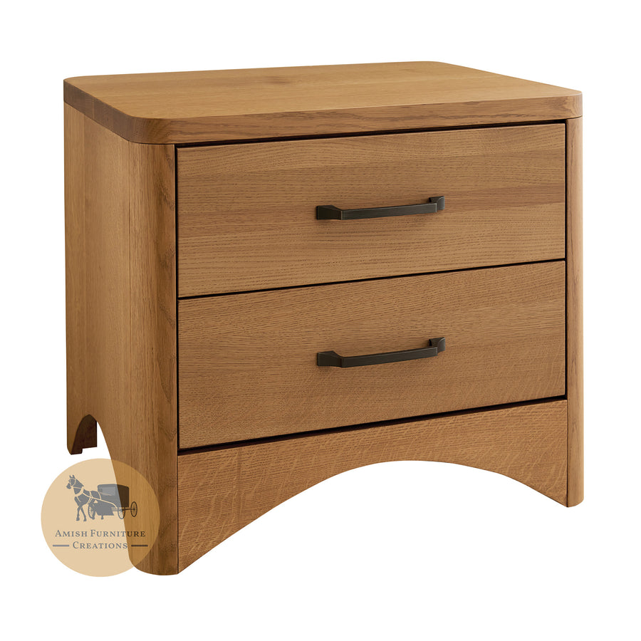 Woodmont 2 Drawer Nightstand | Amish Furniture Creations ™