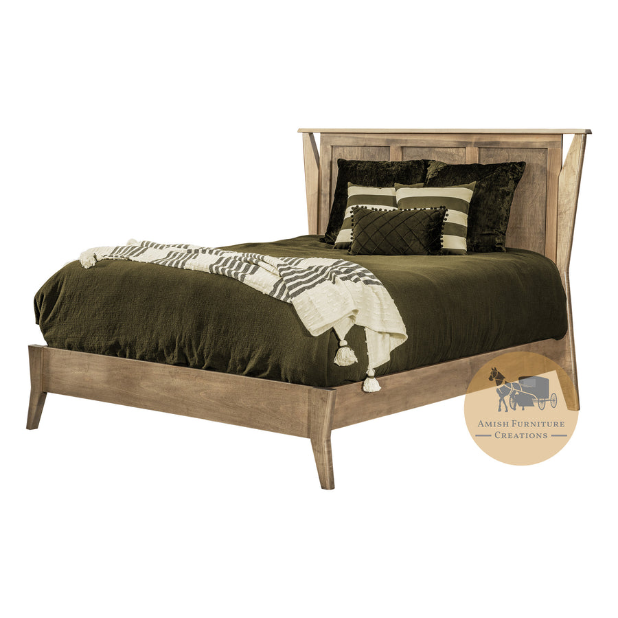 Winston Bed with Low Rail Footboard | Amish Furniture Creations ™