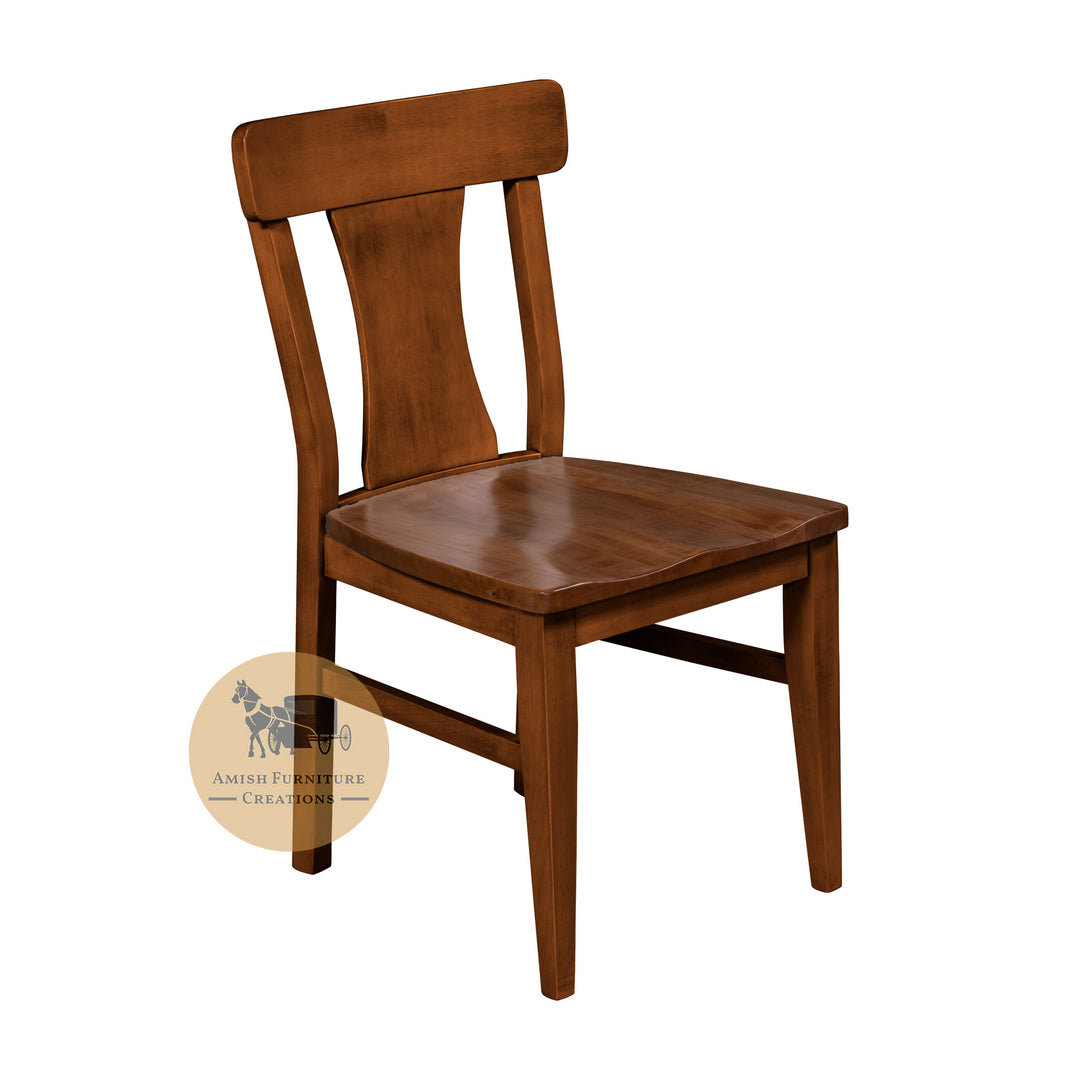 Amish made Lisa Side Chair in Solid Brown Maple | Amish Furniture Creations ™