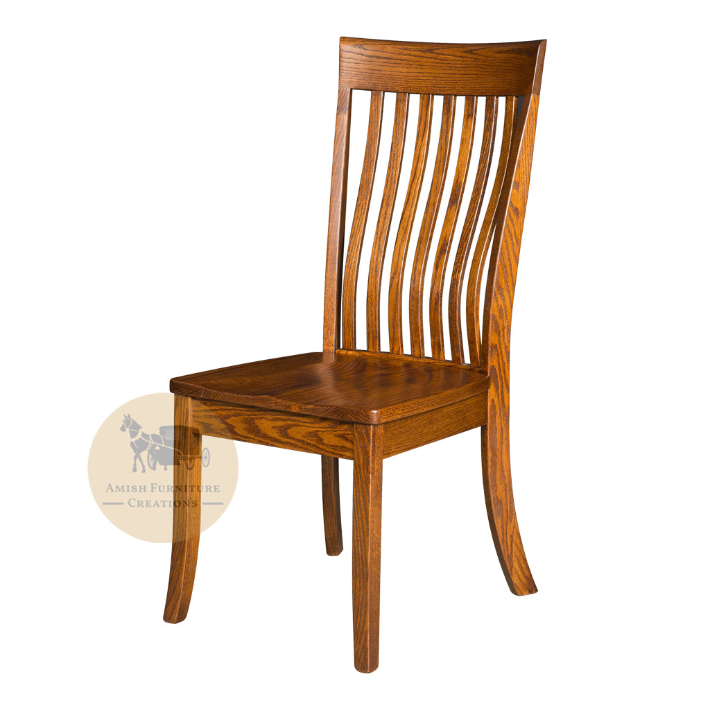 Amish made Baytown Side Chair in Solid Oak | Amish Furniture Creations ™