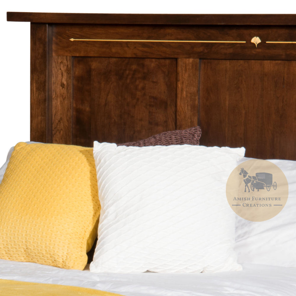 Castlebrook Panel Bed headboard detail | Amish Furniture Creations ™