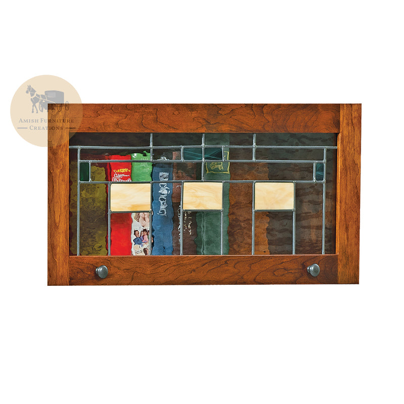 Leaded Glass LGAC for Artesa Barrister Bookcase | Amish Furniture Creations ™
