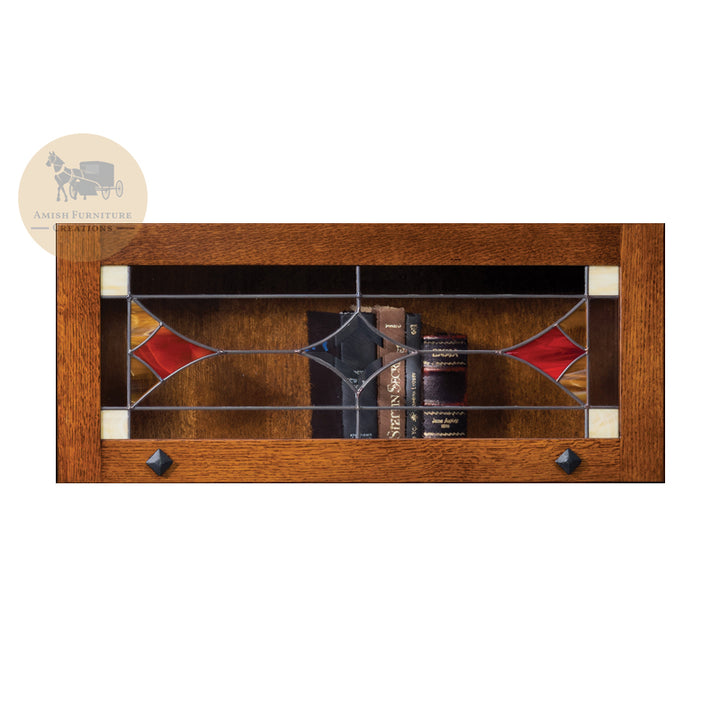 Leaded Glass LGCB for Colbran Barrister Bookcase | Amish Furniture Creations ™
