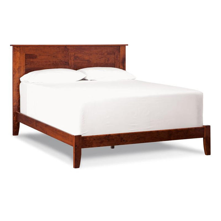 Amish made Shenandoah Bed with Panel Headboard and Wood Frame - Queen size - Amish Furniture Creations™