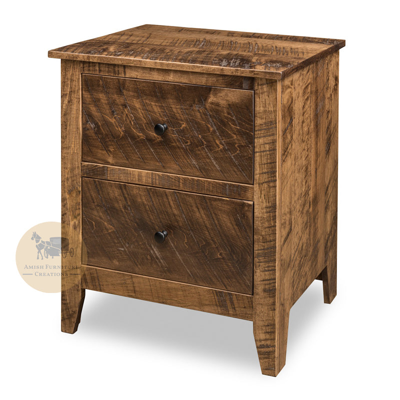 Livingston 2 Drawer Nightstand | Amish Furniture Creations ™