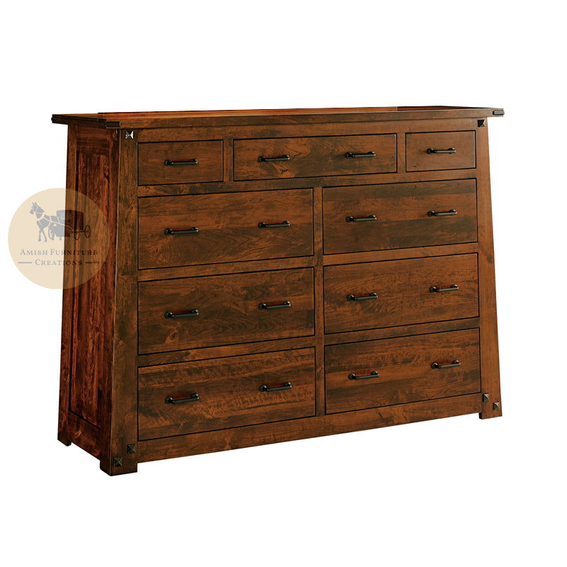 Encada 9 Drawer Dresser | Amish Furniture Creations ™