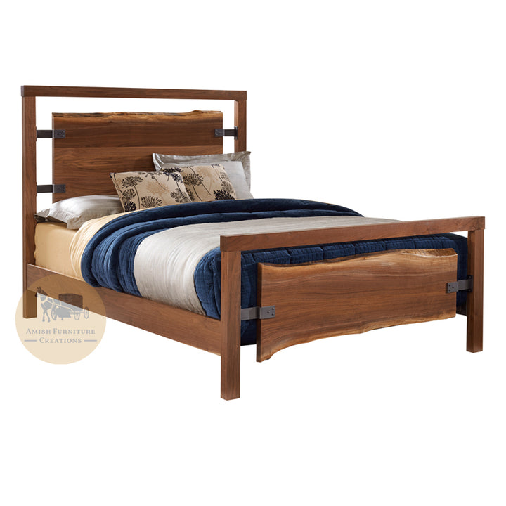 Winchester Live Edge Bed | Amish Furniture Creations ™