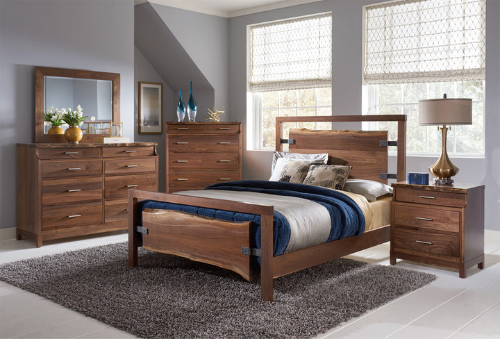 Winchester Live Edge Bedroom Suite | Amish Furniture Creations ™